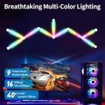TOHETO RGB LED Modular Wall Light Set