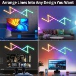 TOHETO RGB LED Modular Wall Light Set