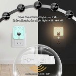Thanksgiving Cat Night Lights with Motion Sensor - 2 Pack
