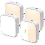 Nobutaki Dusk to Dawn LED Night Light 4-Pack