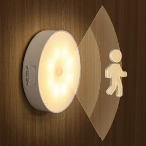 Motion Sensor Night Light with Rechargeable Features