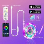 FOLAI RGB LED Lights with Music Sync & App Control