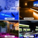 FOLAI RGB LED Lights with Music Sync, 5m