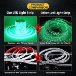 EverBright Waterproof Green LED Strip Lights 16.4ft