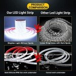 Bright White LED Strip Lights - 16.4 Feet 600 LEDs
