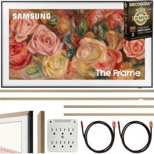 SAMSUNG 65" The Frame QLED Smart TV Bundle