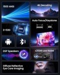 4K Smart Karaoke Projector with Android TV