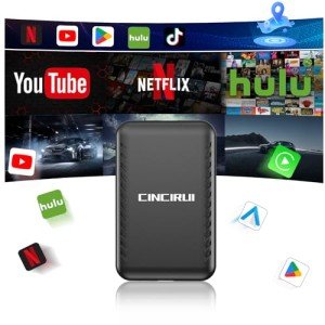 Wireless CarPlay Adapter with Netflix & YouTube Support