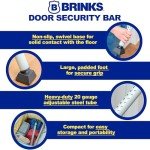 Brinks Adjustable Portable Door Security Bar