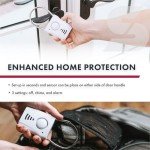 SABRE Wireless Door Handle Alarm with 110dB Sound