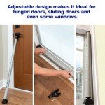 Brinks Adjustable Portable Door Security Bar