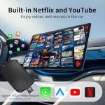CINCIRUI 4-in-1 Wireless CarPlay & Android Auto Adapter