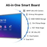 Horion 86" 4K Smart Interactive Display Board