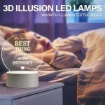 Kitty Table Lamp with Smart Touch Night Light