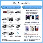 CINCIRUI 4-in-1 Wireless CarPlay & Android Auto Adapter
