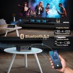 4K WiFi 6 Projector with AI Focus & Bluetooth