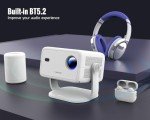 Smart 4K Projector with WiFi, Voice Control
