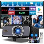 Smart 4K Projector with WiFi & Bluetooth