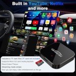 Wireless CarPlay & Android Auto Adapter with Streaming