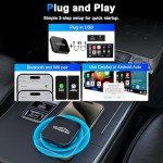 Wireless CarPlay & Android Auto Adapter with Streaming