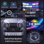 AURZEN BOOM 3 Smart 4K Projector with WiFi