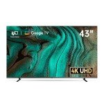 43" 4K UHD Smart TV with Google TV & Bluetooth