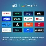 43" 4K UHD Smart TV with Google TV & Bluetooth