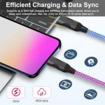 LED USB-C Charging Cable for iPhone 15/16