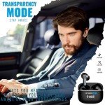 Hybrid Active Noise Cancelling Wireless Earbuds 40H Playtime