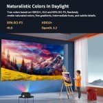 4K UHD Smart Projector with WiFi & Bluetooth
