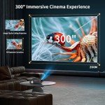 4K UHD Smart Projector with WiFi & Bluetooth