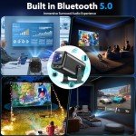 SCILIVE Portable 1080P Mini Projector with WiFi