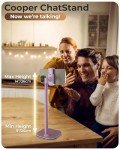 Adjustable Rotating Desk Phone Stand - Rose Gold