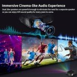 4K UHD Smart Projector with WiFi & Bluetooth