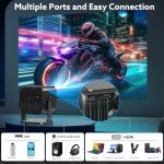 SCILIVE Portable 1080P Mini Projector with WiFi