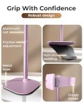 Adjustable Rotating Desk Phone Stand - Rose Gold