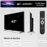 43-Inch Full HD Smart LED TV with Google Cast