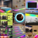 RGB LED Strip Lights for TVs and Monitors