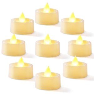 12-Pack Flameless LED Tea Lights for Home Decor