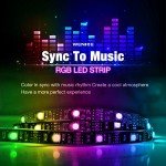 WENICE 14.8ft Smart LED Light Strip for TV