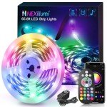 Nexillumi 65.6ft Color Changing LED Strip Lights