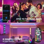 Nexillumi 65.6ft Color Changing LED Strip Lights