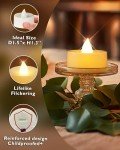 12-Pack Flameless LED Tea Lights for Home Decor