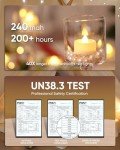 12-Pack Flameless LED Tea Lights for Home Decor