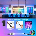 Nexillumi 65.6ft Color Changing LED Strip Lights