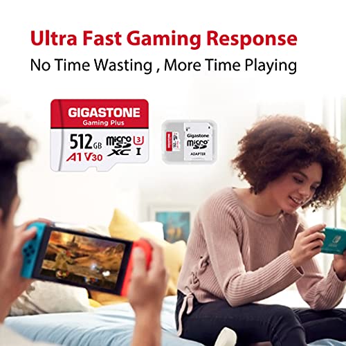 Gigastone 512GB Micro SD Card for Nintendo Switch