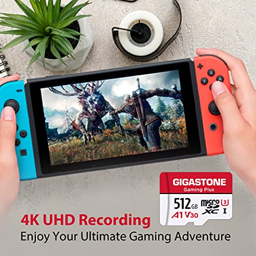Gigastone 512GB Micro SD Card for Nintendo Switch