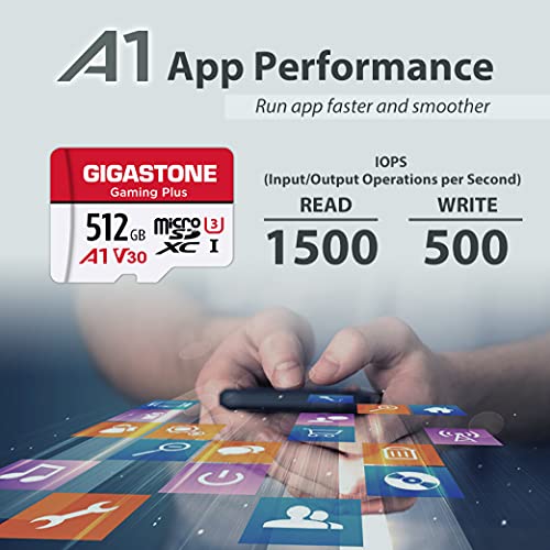 Gigastone 512GB Micro SD Card for Nintendo Switch
