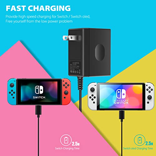 YCCTEAM Fast Charger for Nintendo Switch & OLED