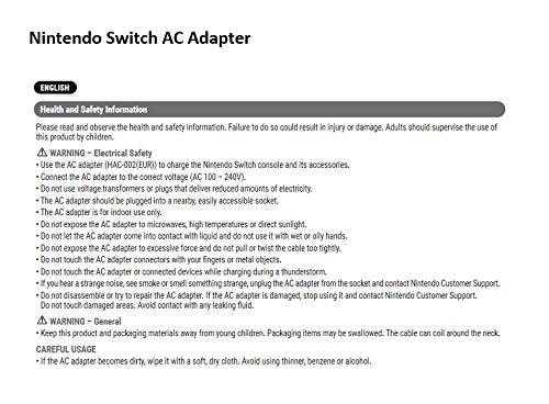Nintendo Switch Power Adapter Charger